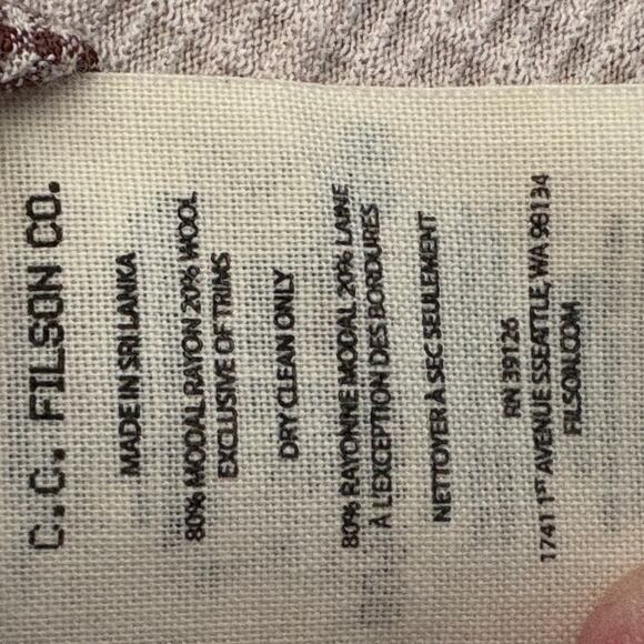 Filson Wool Blend Westerncore Plaid Button Shirt Brown SOldMoney Dark Academia - Picture 4 of 6